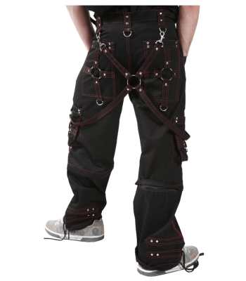 New Men Thread Bondage Transformer Pant Men Gothic Pant 